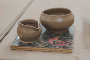 wet pottery