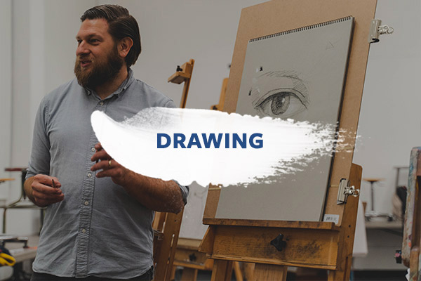 Drawing; Instructor giving drawing demo